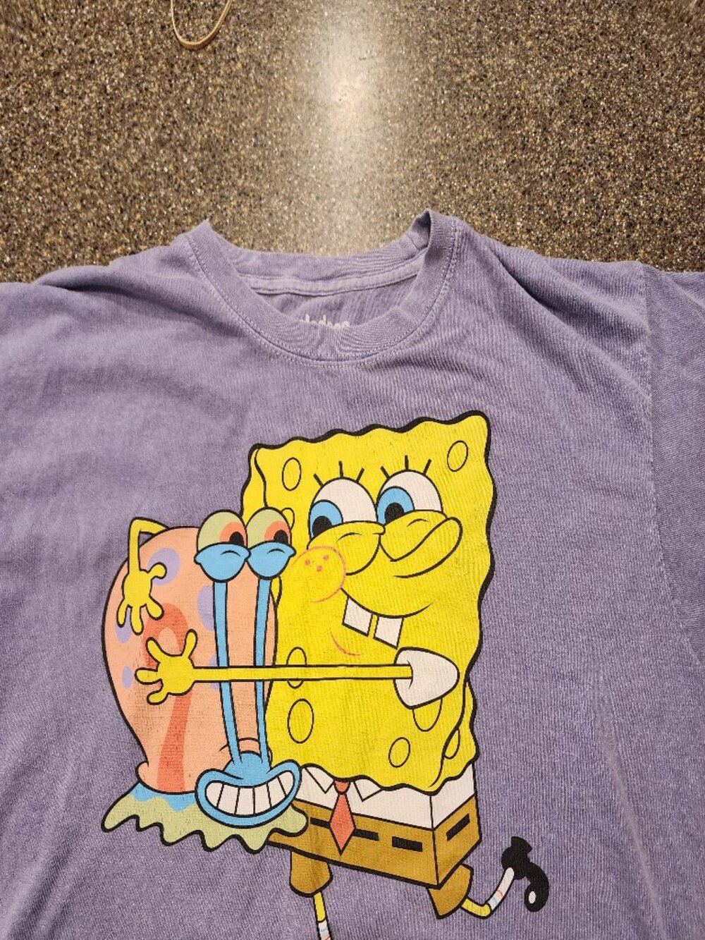 Nintage Purple Spong bob shirt